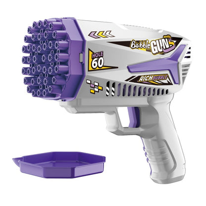 60-hole Bubble Gun - Purple